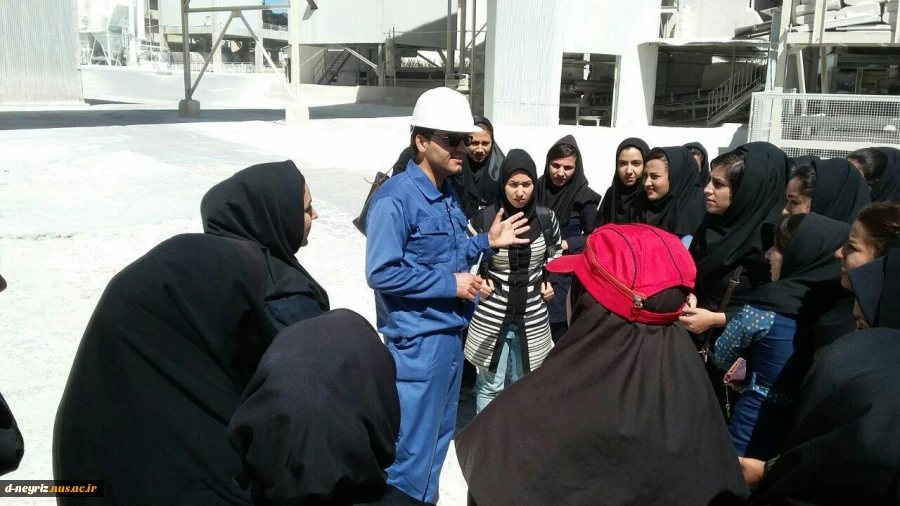 بازدید دانشجویان از کارخانه سیمان 2