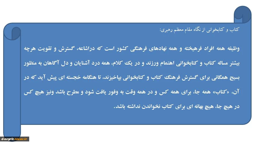 فعالیت های انجام شده توسط مسئول کتابخانه در هفته کتاب و کتابخوانی  2