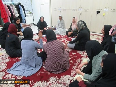 حضور مشاور در خوابگاه آموزشکده فنی و حرفه ای دختران نی ریز 2