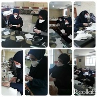 تولید 1200  ماسک کاملا بهداشتی توسط ریاست، کارکنان و اساتید آموزشکده فنی و حرفه ای دختران نی ریز 2