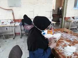 اقدامات انجام شده  جهت پیشگیری  ویروس کرونا در آموزشکده فنی و حرفه ای دختران نی ریز 2