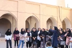 بازدید دانشجویان رشته معماری از خانه های سنتی نی ریز 2