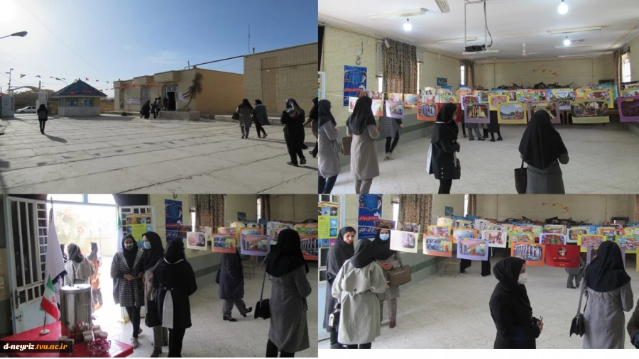 برگزاری نمایشگاه دستاوردهای علمی انقلاب اسلامی در آموزشکده فنی و حرفه ای دختران نی ریز 2