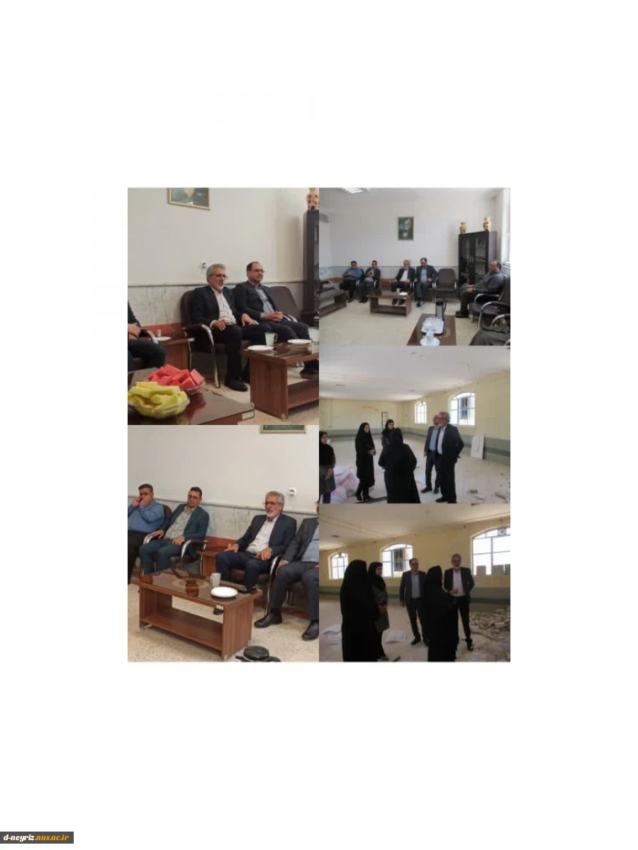 بازدید نماینده مجلس شورای اسلامی شهرستان های نی ریز- استهبان وبختگان وفرماندار جدید شهرستان 2