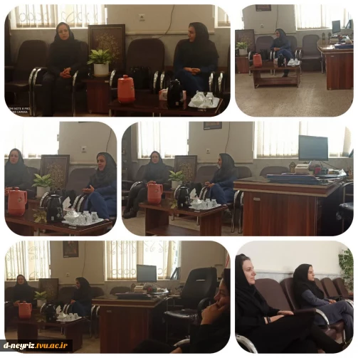 جلسه هماهنگی با اساتید دروس کارآموزی وکارآفرینی  رشته های طراحی ودوخت وحسابداری