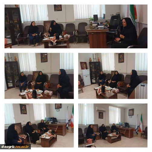 برگزاری جلسه با حضور رئیس اداره فرهنگ و ارشاد اسلامی شهرستان نی ریز