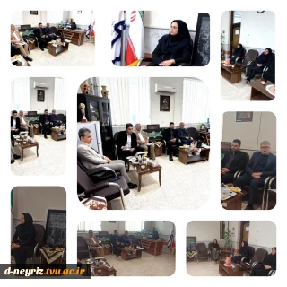 جلسه شورای اداری با حضور همکاران دانشگاه ملی مهارت واحد استان فارس