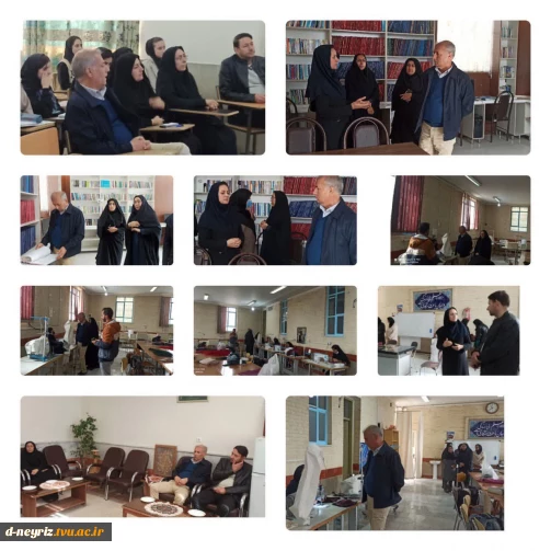 گزارش بازدید  جناب آقای مهندس مراد هدایت فرماندار محترم  شهرستان نی ریز به همراه معاونین محترم از آموزشکده دختران نی ریز