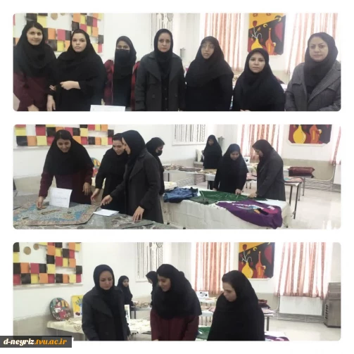 برپایی نمایشگاه اثار دانشجویان  به مناسبت هفته پژوهش 1404