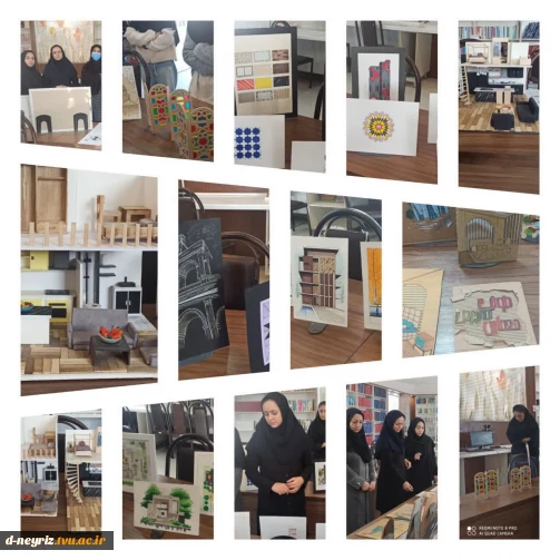 برگزاری نمایشگاه درس درک وبیان معماری به مناسبت هفته پژوهش