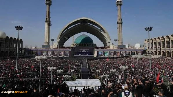 قاب تصویر مراسم وداع با پیکر شهید قائد آیت الله سید علی حسینی خامنه ای