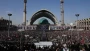 قاب تصویر مراسم وداع با پیکر شهید قائد آیت الله سید علی حسینی خامنه ای
