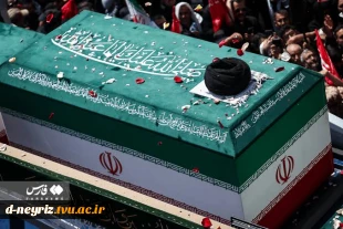 قاب تصویر مراسم وداع با پیکر شهید قائد آیت الله سید علی حسینی خامنه ای  3