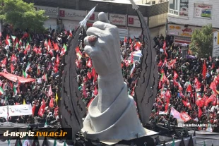 تصویر مراسم تشییع با پیکر شهید قائد آیت الله سید علی حسینی خامنه ای  2