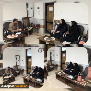 برگزاری جلسه هم اندیشی  ریاست آموزشکده با  حضور  مسئول بسیج دانشجویی  شهرستان نی ریز