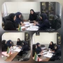 جلسه بررسی پرونده های صلاحیت اساتید باحضور ریاست ،حراست وکارکنان آموزش